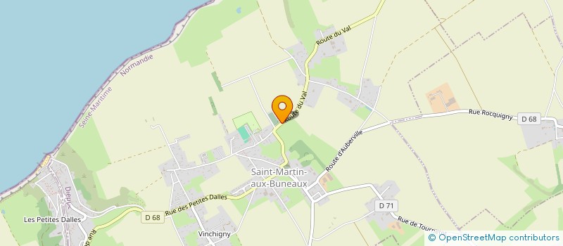 localisation de l'entreprise YOG'HARMONIE  SAINT-MARTIN-AUX-BUNEAUX