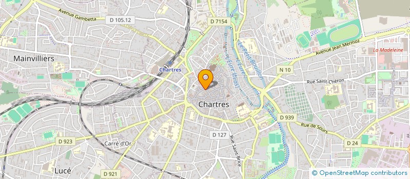 localisation de l'entreprise YOG & ICE à CHARTRES
