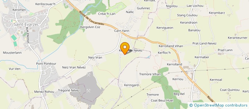 localisation de l'entreprise YOGA  SAINT-EVARZEC