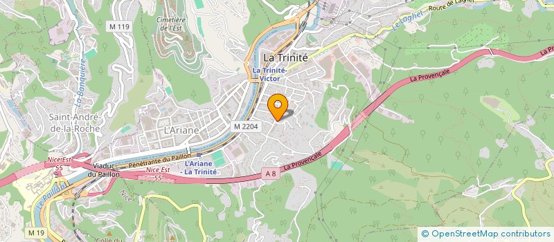 localisation de l'entreprise YOGA à LA TRINITE