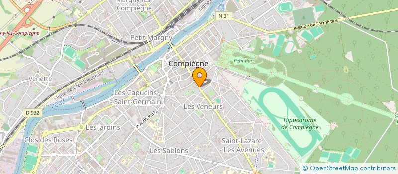 localisation de l'entreprise YOGA 60 à COMPIEGNE