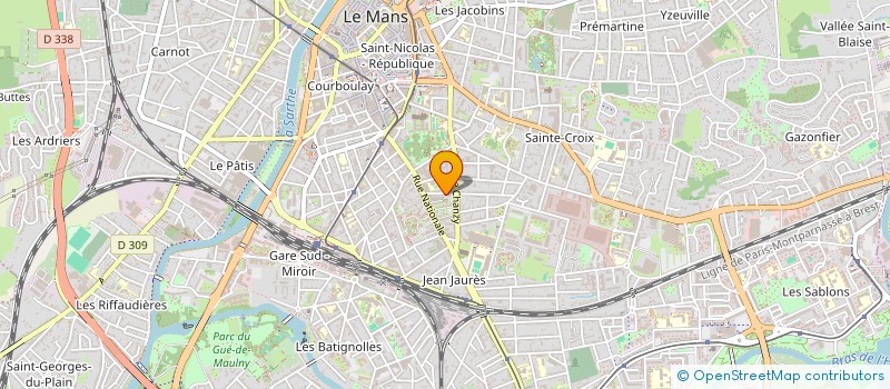 localisation de l'entreprise YOGA 72  LE MANS