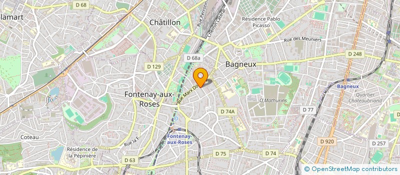localisation de l'entreprise YOGA à FONTENAY-AUX-ROSES