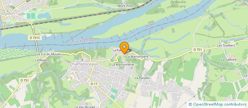 localisation de l'entreprise YOGA,A LA RENCONTRE DE SOI  OREE D'ANJOU