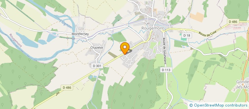 localisation de l'entreprise YOGA ACCESSIBLE  ROUGEMONT