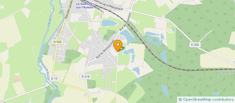 localisation de l'entreprise YOGA ARC EN CIEL DE L'AUBOIS  LA GUERCHE-SUR-L'AUBOIS