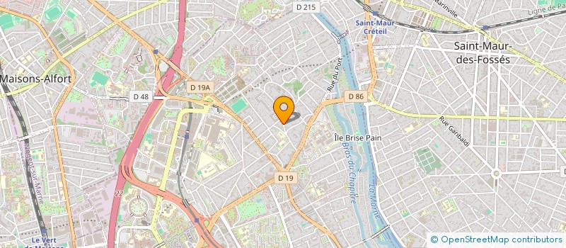 localisation de l'entreprise YOGA.ARTS.MARTIAL-ART à CRETEIL