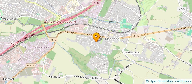 localisation de l'entreprise YOGA ASIE CULTURE  MONTRABE