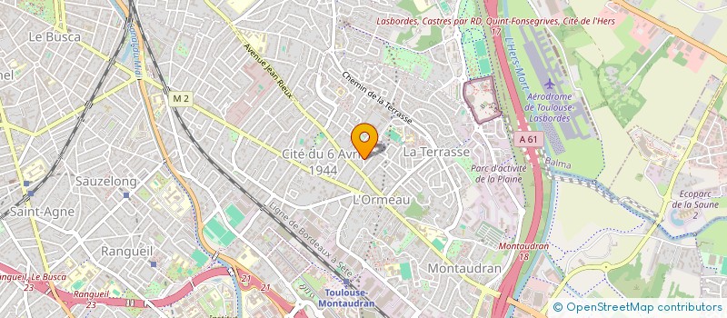 localisation de l'entreprise YOGA ATTITUDE à TOULOUSE