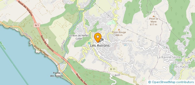 localisation de l'entreprise YOGA AUX AVIRONS  LES AVIRONS