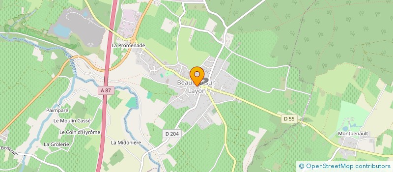 localisation de l'entreprise YOGA BELLOQUOIS  BEAULIEU-SUR-LAYON