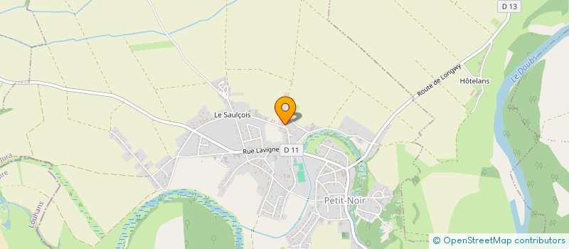 localisation de l'entreprise YOGA & BIEN-ETRE  PETIT-NOIR