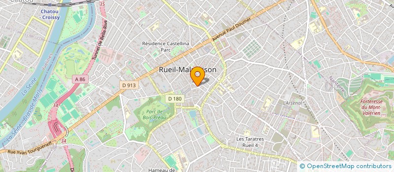 localisation de l'entreprise YOGA CHABILI à RUEIL MALMAISON