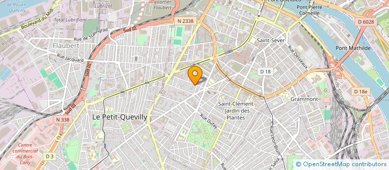 localisation de l'entreprise YOGA CLUB à ROUEN