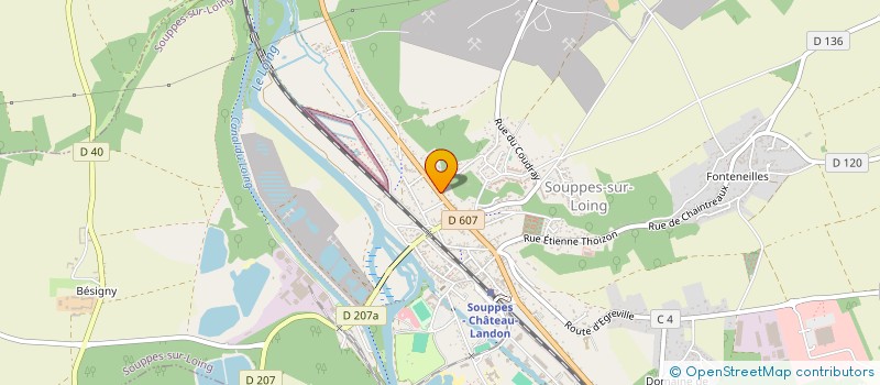 localisation de l'entreprise YOGA CLUB DE SOUPPES à SOUPPES-SUR-LOING