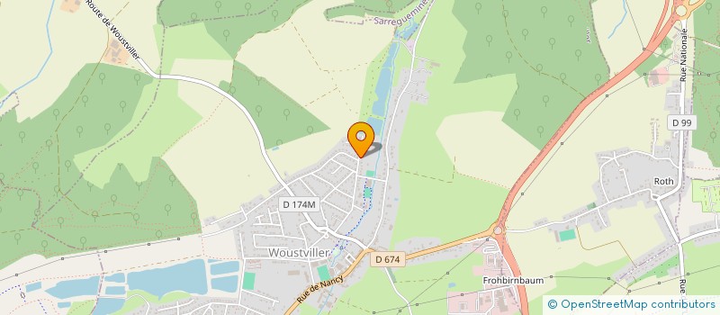 localisation de l'entreprise YOGA CLUB DE WOUSTVILLER  WOUSTVILLER