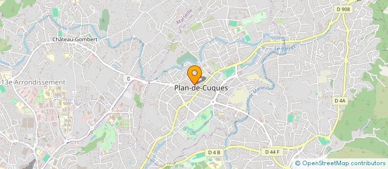 localisation de l'entreprise YOGA DAYA  PLAN-DE-CUQUES