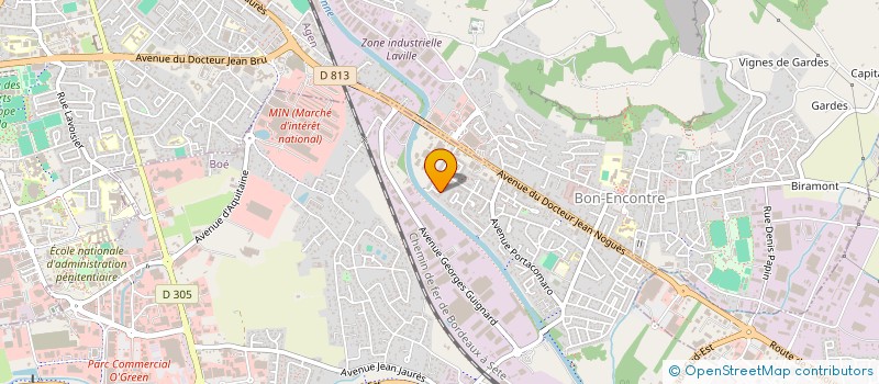 localisation de l'entreprise YOGA DE L ENERGIE  BOE