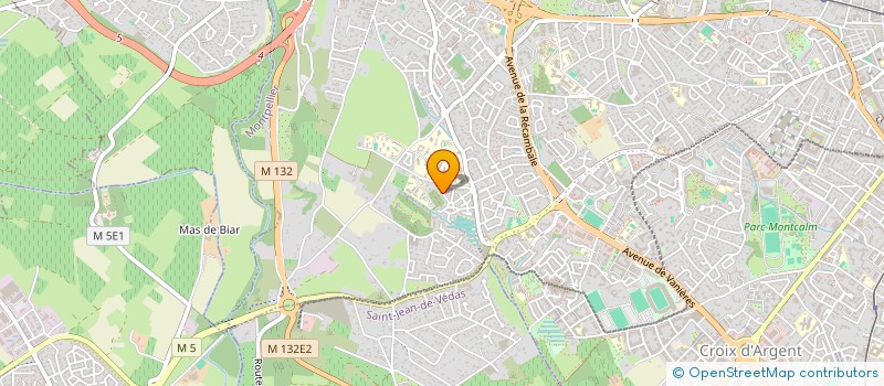 localisation de l'entreprise YOGA DE LA MARTELLE à MONTPELLIER