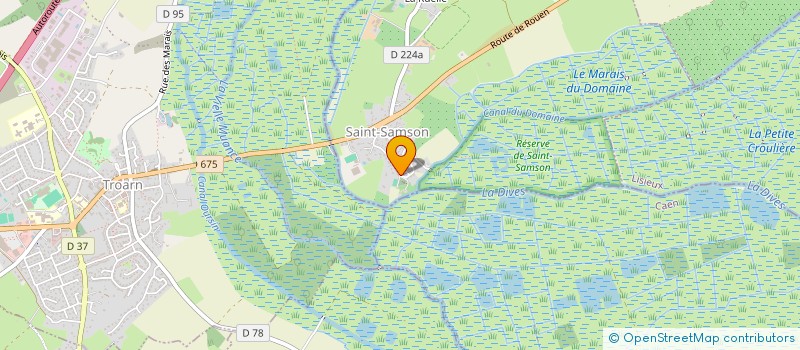 localisation de l'entreprise YOGA DES MARAIS  SAINT-SAMSON