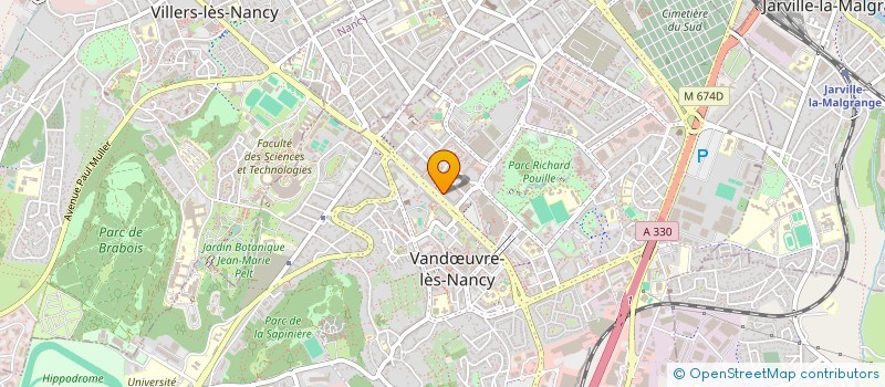 localisation de l'entreprise YOGA DU RIRE KIRIVABIEN  VANDUVRE-LES-NANCY