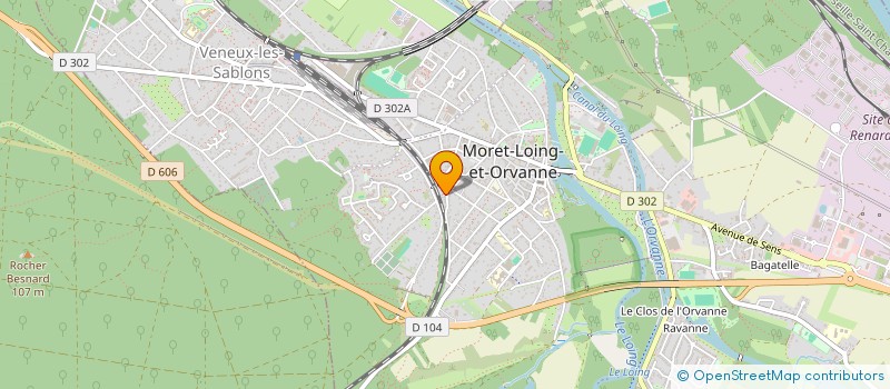 localisation de l'entreprise YOGA EN SOI  MORET-LOING-ET-ORVANNE