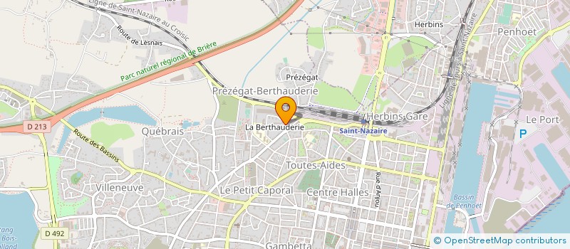 localisation de l'entreprise YOGA ENERGIE SANTE à SAINT-NAZAIRE