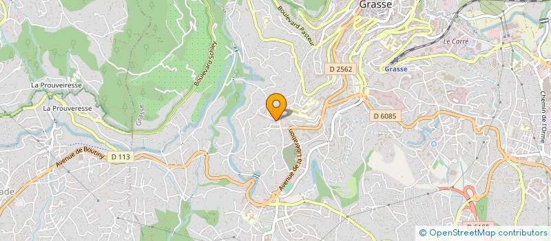 localisation de l'entreprise YOGA ESSENCE DE VIE  GRASSE