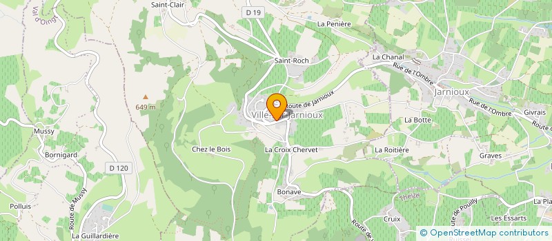 localisation de l'entreprise YOGA ET BIEN ETRE à PORTE-DES-PIERRES-DOREES