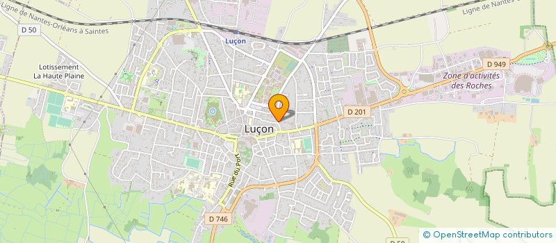 localisation de l'entreprise YOGA ET BIEN ETRE  LUCON