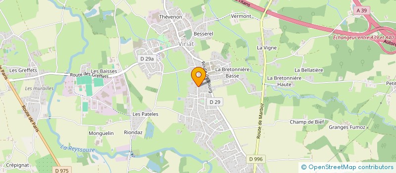 localisation de l'entreprise YOGA ET CONNAISSANCE DE SOI à VIRIAT