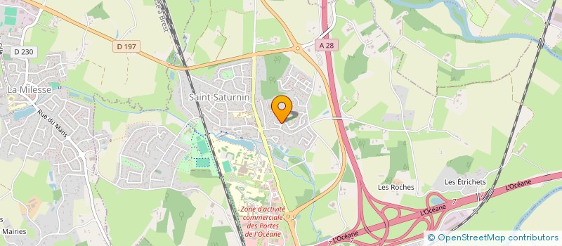 localisation de l'entreprise YOGA ET HARMONIE à SAINT-SATURNIN