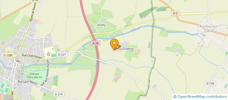 localisation de l'entreprise YOGA ET MASSAGES DANS L'ORNE à SEES