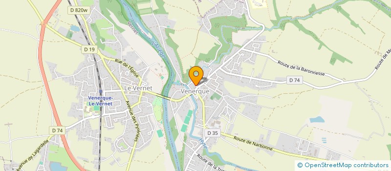 localisation de l'entreprise YOGA ET MEDITATION à VENERQUE