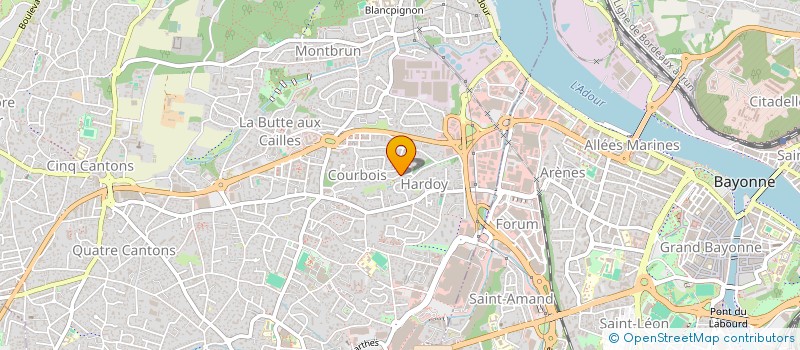 localisation de l'entreprise YOGA ET SANTE - INSTITUT DE YOGATHERAPIE  ANGLET