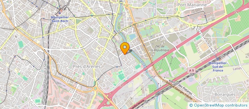 localisation de l'entreprise YOGA EXPLORERS  MONTPELLIER