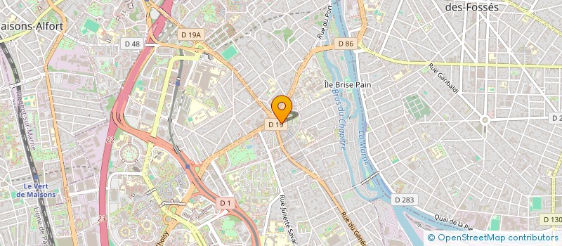 localisation de l'entreprise YOGA FLEURS  CRETEIL