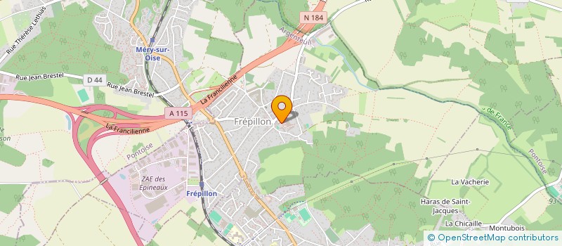 localisation de l'entreprise YOGA FREP  FREPILLON