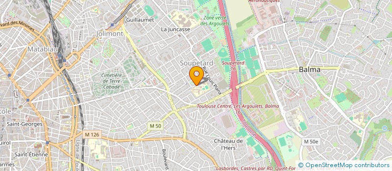 localisation de l'entreprise YOGA GARONNE à TOULOUSE