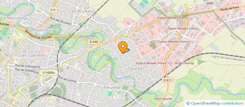 localisation de l'entreprise YOGA HOME  NIORT