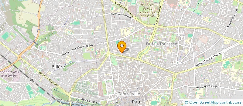 localisation de l'entreprise YOGA INTENSITE à PAU