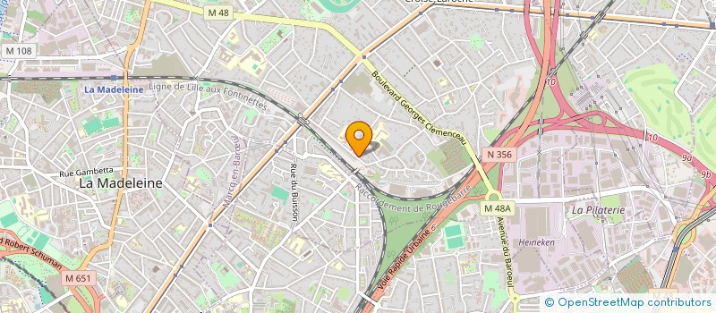 localisation de l'entreprise YOGA & JOIE DE L'ETRE à MARCQ-EN-BARŒUL