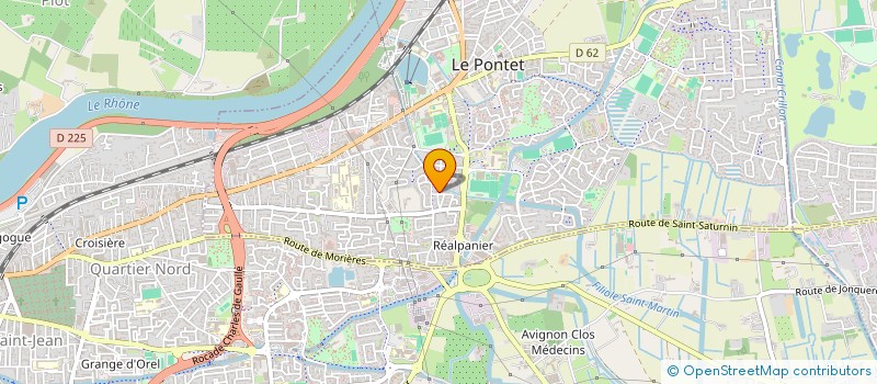 localisation de l'entreprise YOGA LE SOUFFLE ZEN  LE PONTET