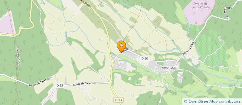 localisation de l'entreprise YOGA LES FOXOISES  FOX-AMPHOUX