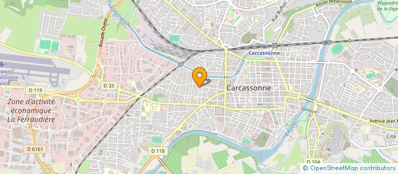 localisation de l'entreprise YOGA ME BALANCE CENTRE DE YOGA ET BIEN-ETRE  CARCASSONNE