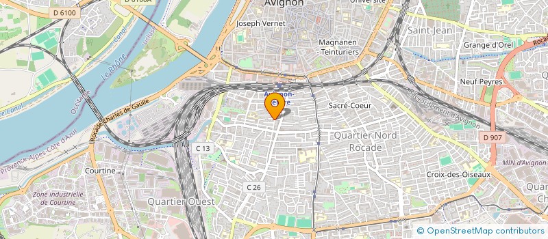 localisation de l'entreprise YOGA MIEUX VIVRE  AVIGNON