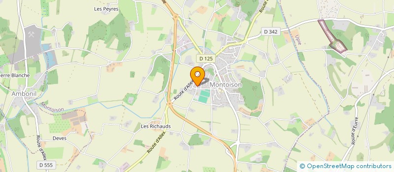 localisation de l'entreprise YOGA MONTOISON  MONTOISON