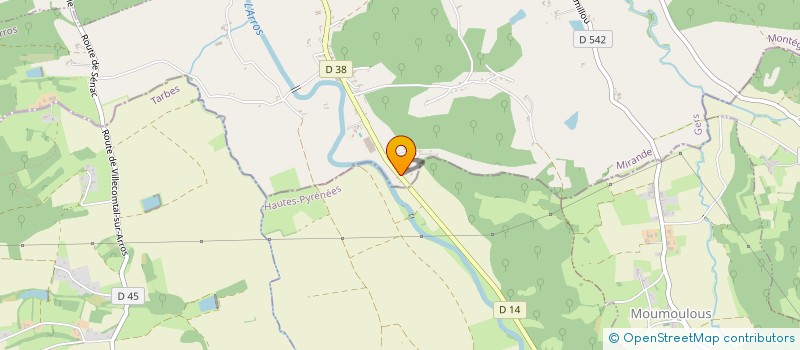 localisation de l'entreprise YOGA PAPILLON 32  MONTEGUT-ARROS