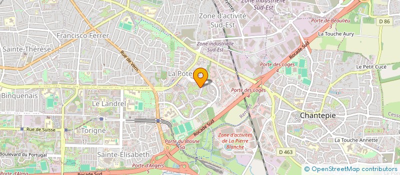 localisation de l'entreprise YOGA POUR TOUS  RENNES