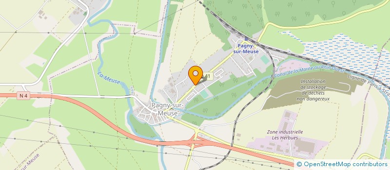 localisation de l'entreprise YOGA POUR TOUS  PAGNY-SUR-MEUSE